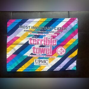 Pittsburgh Steelers Terrible Towel - Special Edition Breast Cancer Crucial Catch